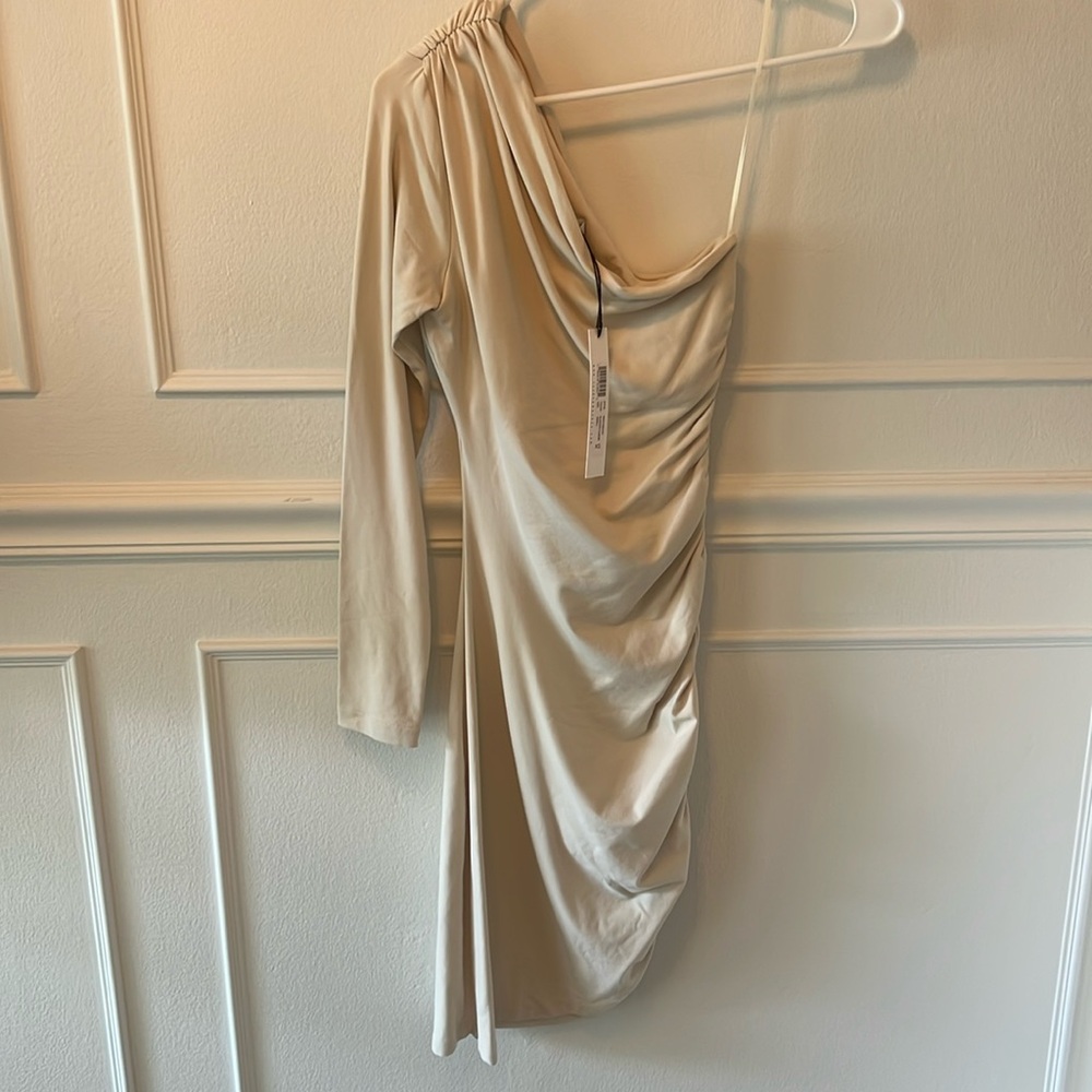 Susana Monaco XS One Shoulder Stretch Mini Bodycon Dress NWT